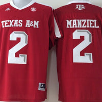 Men's Texas A&M Aggies Johnny Manziel #2 Maroon Player Game Jersey