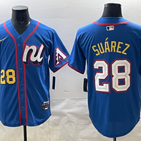Men's National League Eugenio Suarez #28 Blue 2025 All-Star Edition Limited Player Jersey