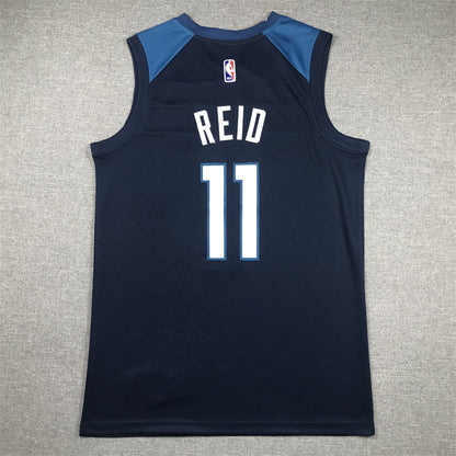 Men's Minnesota Timberwolves Naz Reid #11 Navy Swingman Jersey1 - Icon Edition