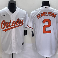 Men's Baltimore Orioles Gunnar Henderson #2 White Home Replica Player Jersey1