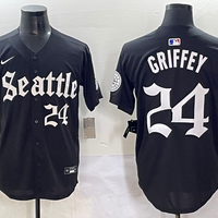 Men's Seattle Mariners Ken Griffey Jr. #24 Black Limited Player Jersey