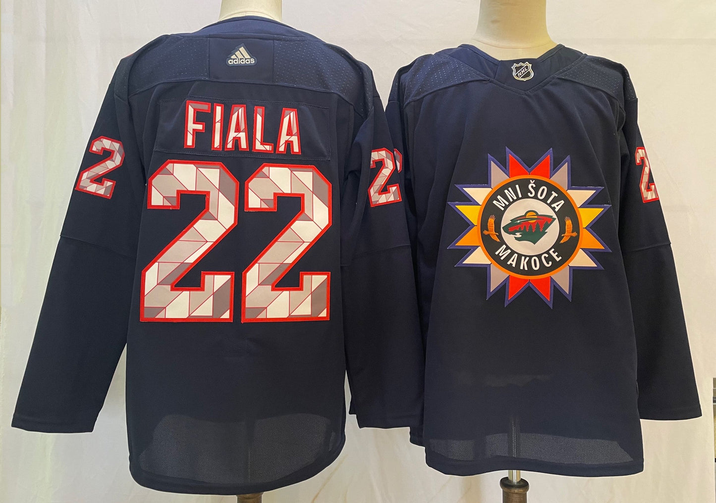 Men's Minnesota Wild Kevin Fiala #22 Black Breakaway Player Jersey1