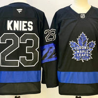 Men's Toronto Maple Leafs Matthew Knies #23 Black Player Jersey