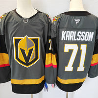 Men's Vegas Golden Knights William Karlsson #71 Fanatics Gray Player Jersey