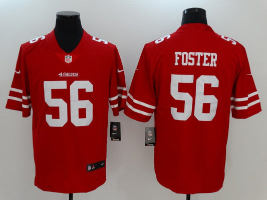 Men's San Francisco 49ers Ruben Foster #56 Red Game Player Jersey1