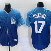 Men's Los Angeles Dodgers Shohei Ohtani #17 Blue Team Player Jersey