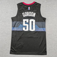 Men's Denver Nuggets Aaron Gordon #50 Black 2023/24 Swingman Jersey1 - City Edition
