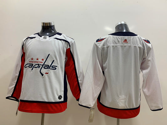 Men's Washington Capitals White Breakaway Away Blank Jersey1