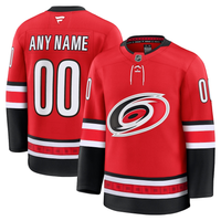 Men's Carolina Hurricanes Red Premium Custom Jersey
