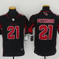Men's Arizona Cardinals Patrick Peterson #21 Black Game Player Jersey1