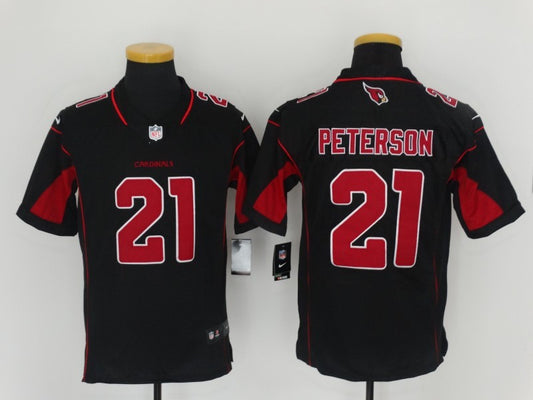 Men's Arizona Cardinals Patrick Peterson #21 Black Game Player Jersey1
