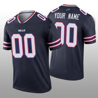 Custom1 Buffalo Bills Navy Inverted Legend Jersey1 Stitched Jersey1 Football Jerseys