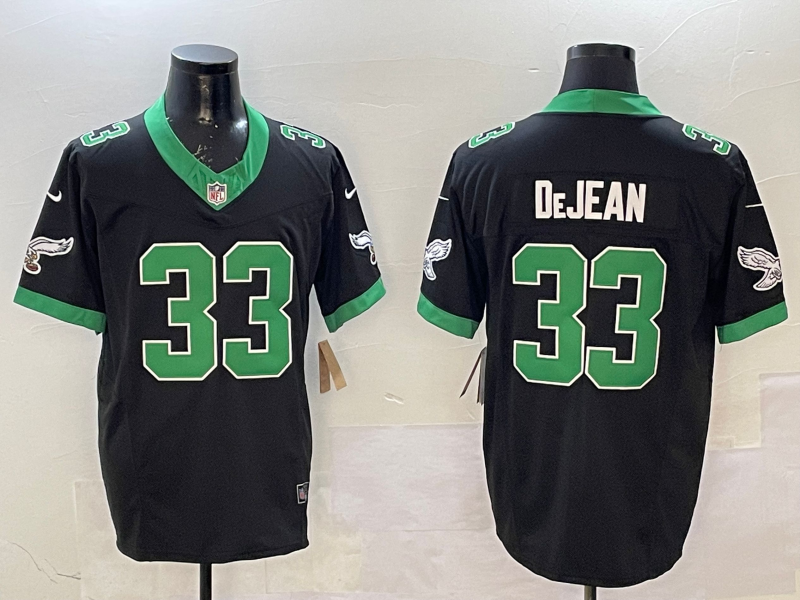 Cooper DeJean #33 Philadelphia Eagles Black Game Jersey - JerseysFreak