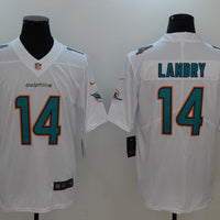 Men's Miami Dolphins Jarvis Landry #14 White Game Jersey1
