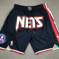 Men's Brooklyn Nets Navy City Edition Basketball Shorts1
