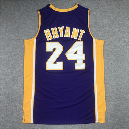 Men's Los Angeles Lakers Kobe Bryant #24 Purple Swingman Jersey1