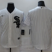 Men's Chicago White Sox White Home Replica Blank Jersey1