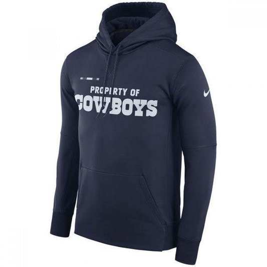 Dallas Cowboys Club Therma NFL Pullover Hoodie Navy - JerseysFreak