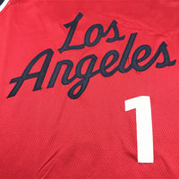 Men's LA Clippers James Harden #1 Red Swingman Player Jersey1