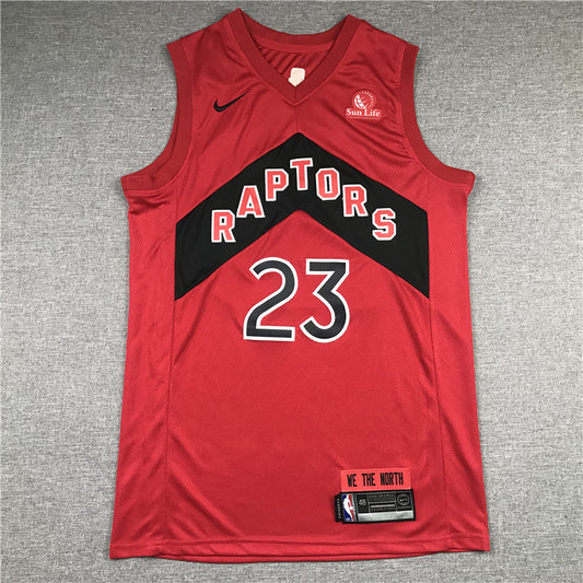 Men's Toronto Raptors Fred VanVleet Red 2021/22 Diamond Swingman Jersey1