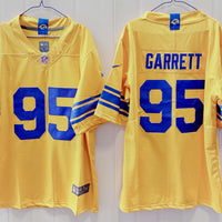 Men's Los Angeles Rams Myles Garrett #95 Classic Sol Game Jersey
