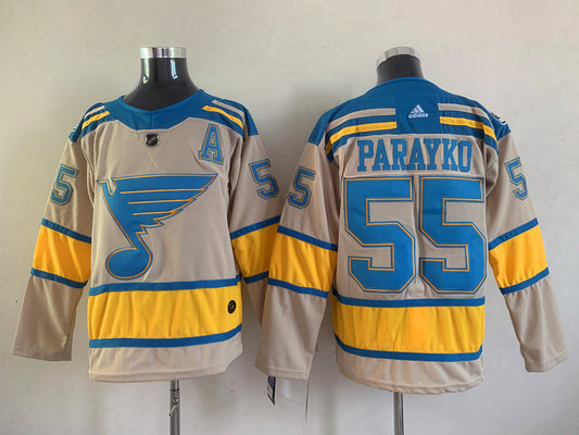 Men's St. Louis Blues Colton Parayko #55 Cream Breakaway Player Jersey1