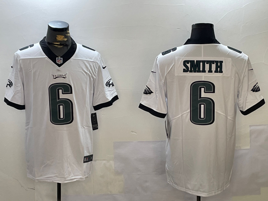 Men's Philadelphia Eagles DeVonta Smith #6 White Game Jersey1