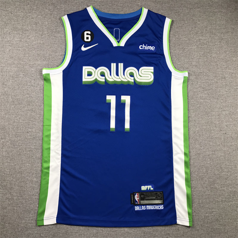 Men's Dallas Mavericks Kyrie Irving #11 Blue 2022/23 Fastbreak Jersey1 - City Edition