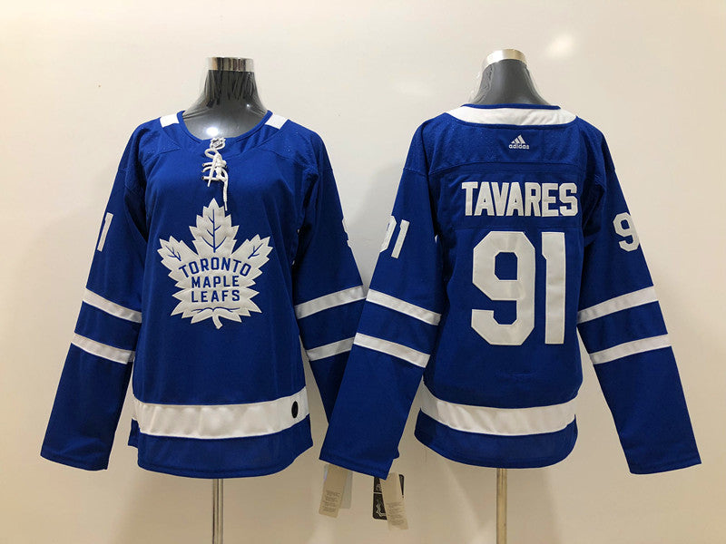 Men's Toronto Maple Leafs John Tavares #91 Blue Authentic Player Jersey1