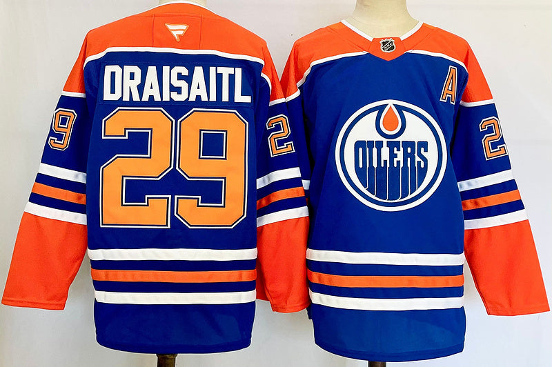 Men's Edmonton Oilers Leon Draisaitl #29 Fanatics Royal Home Premium Jersey