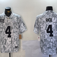 Men's Kansas City Chiefs Rashee Rice #4 Arctic Camo 2024 Salute to Service Limited Jersey1
