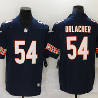 Men's Chicago Bears Brian Urlacher #54 Navy Game Jersey1