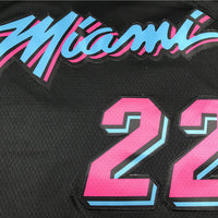 Men's Miami Heat Jimmy Butler #22 NBA Black Swingman Jersey1