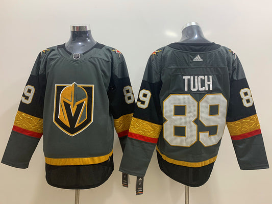 Men's Vegas Golden Knights Alex Tuch #88 Gray Breakaway Player Jersey1