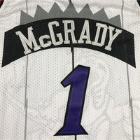 Men's Toronto Raptors Tracy McGrady 1998-99 White Hardwood Classics Swingman Jersey1