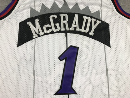 Men's Toronto Raptors Tracy McGrady 1998-99 White Hardwood Classics Swingman Jersey1