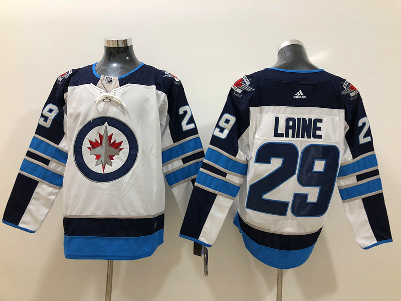 Men's Winnipeg Jets Patrick Laine #29 White Home Breakaway Player Jersey1