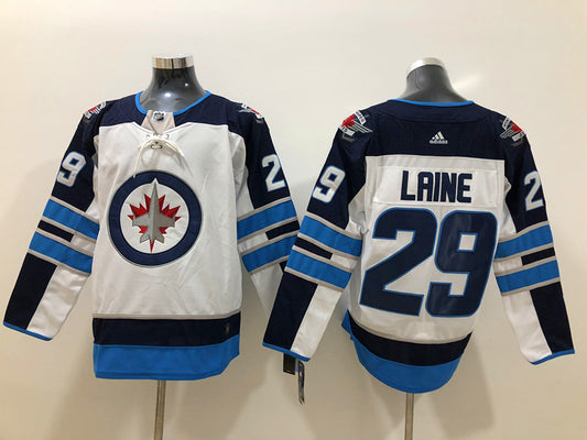 Men's Winnipeg Jets Patrick Laine #29 White Home Breakaway Player Jersey1