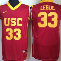 Men's USC Trojans Lisa Leslie #33 Cardinal Player Game Jersey