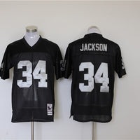 Men's Oakland Raiders Bo Jackson Mitchell & Ness Black Legacy Replica Jersey1