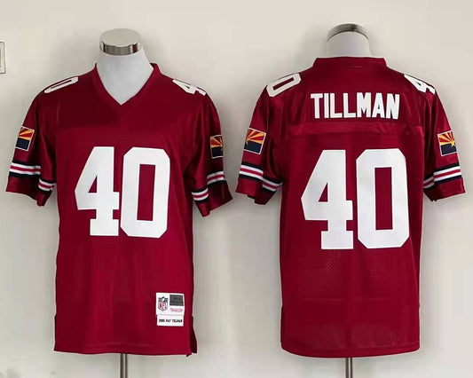 Men's Arizona Cardinals Pat Tillman Mitchell & Ness Cardinal Legacy Replica Jersey1