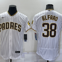 Men's San Diego Padres Jorge Alfaro #38 White Stitched Jersey1