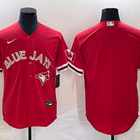 Men's Toronto Blue Jays Red Alternate Replica Team Blank Jersey1