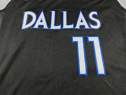 Men's Dallas Mavericks Kyrie Irving #11 Black 2025/26 Swingman Jersey - City Edition