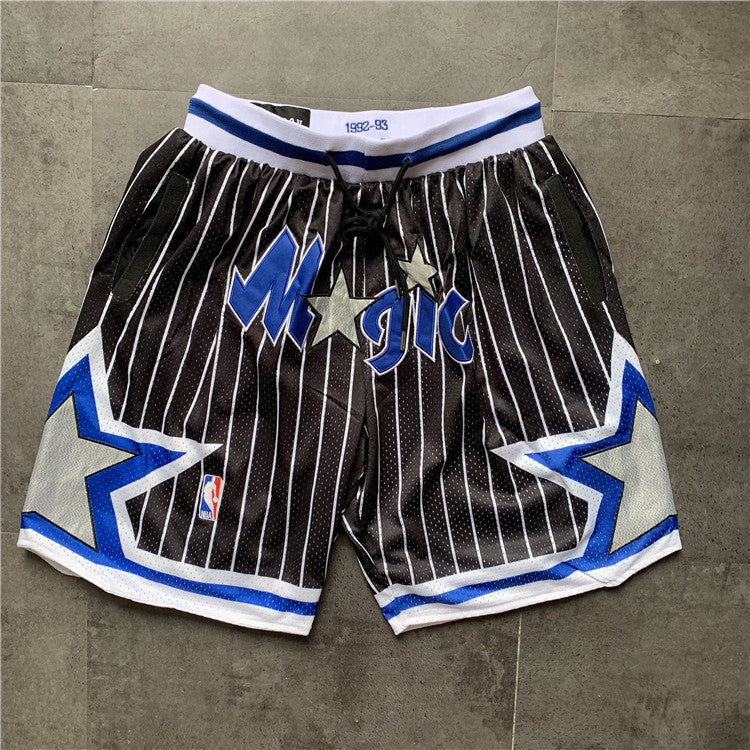 Orlando Magic Black Vintage Basketball Shorts