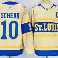 Men's St. Louis Blues Brayden Schenn #10 Fanatics Cream Player Jersey