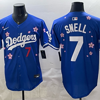 Men's Los Angeles Dodgers Blake Snell #7 Royal Alternate Limited Jersey