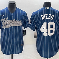Men's New York Yankees Anthony Rizzo #48 Blue Player Jersey1 Joint Edition