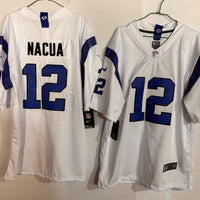 Men's Los Angeles Rams Puka Nacua #12 Fearsome White Game Jersey