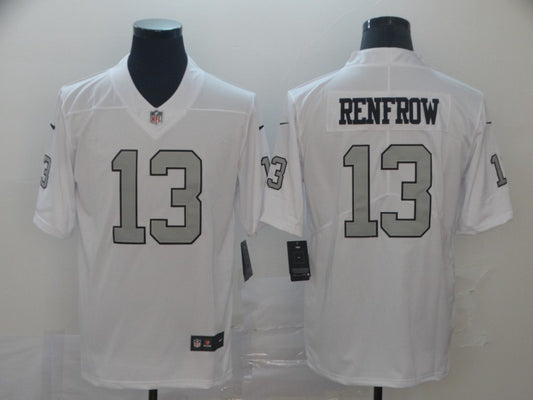 Men's Las Vegas Raiders Hunter Renfrow #13 White Game Player Jersey1